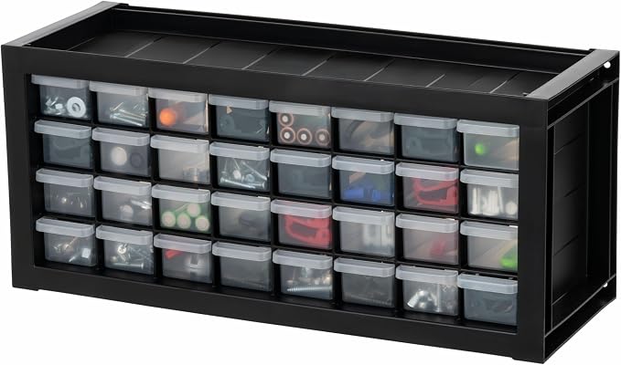 IRIS USA 32-Drawer Tool Organizer, Made in USA, Teacher Toolbox, Small Parts by IRISUSA