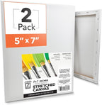 ArtSkills Stretched Canvas for Painting, 5x7 Canvas, Premium Wood Frame by ArtSkills