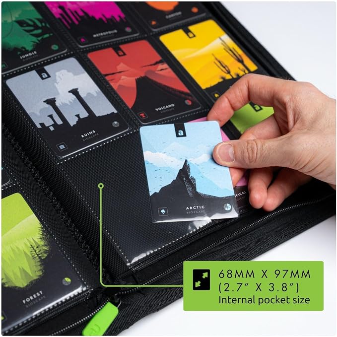 Vault X 9 Pocket Zip Binder, 360 Cards, Exo-Tec Material, 20 Side-Loading Pages - Image 5