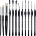 PANDAFLY Miniature Paint Brushes Drybrush Set, 12 Sizes Miniature Brushes by PANDAFLYArtSupplies