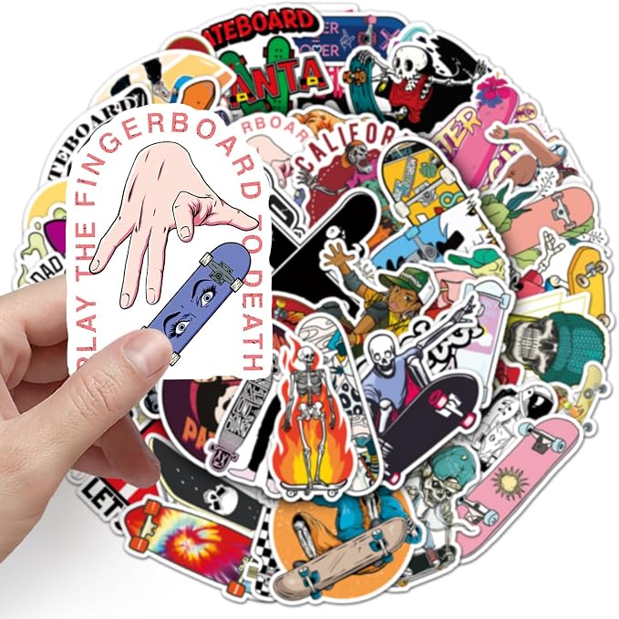 Cool Skateboard Stickers, Vinyl Waterproof Sticker Packs Bulk - Image 4