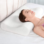 AM AEROMAX 32" King Size Contour Memory Foam Pillow, Cervical Pillow by AMAEROMAX