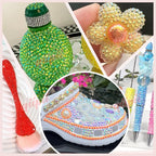 qiipii 48 Color 3mm Jelly AB & Crystal Colorful Resin Rhinestones - Image 5