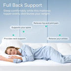 Cloud-Like Twin Mattress Topper - Image 4
