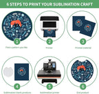 AMDAILY 114Pcs Sublimation Blanks Products, Sublimation Blanks Set | Including - Image 7