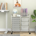 Giantex 9 Drawers Rolling Cart, Classroom Organizers, Storage Cart - Image 2