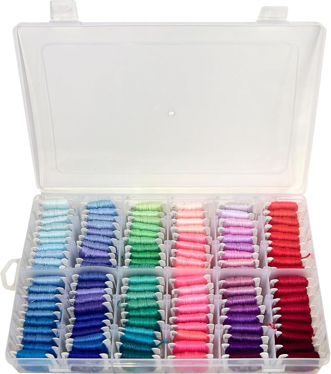 Embroidery Floss 447 Pre-Wound Threads on bobbins Fashionable Rainbow Color - Image 4