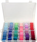 Embroidery Floss 447 Pre-Wound Threads on bobbins Fashionable Rainbow Color - Image 4