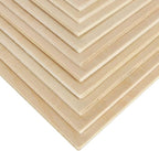 4 Pack Basswood Sheets Rectangle Unfinished Plywood Slices - Image 6