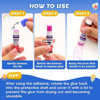 72 Pack Glue Sticks Bulk for Kids, Disappearing Purple Glue Sticks for - Image 9