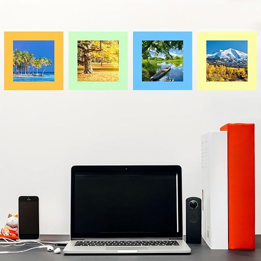 Geetery 30 Pcs Colored Acrylic Sheets, Plastic Boards - Image 7