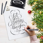 Tebik Hand Lettering Pens, 15 Pack Calligraphy Brush Pen Markers Black Ink - Image 4