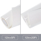 TORC Iridescent White HTV Heat Transfer Vinyl Roll 12 in x 20 ft Sparkly - Image 3