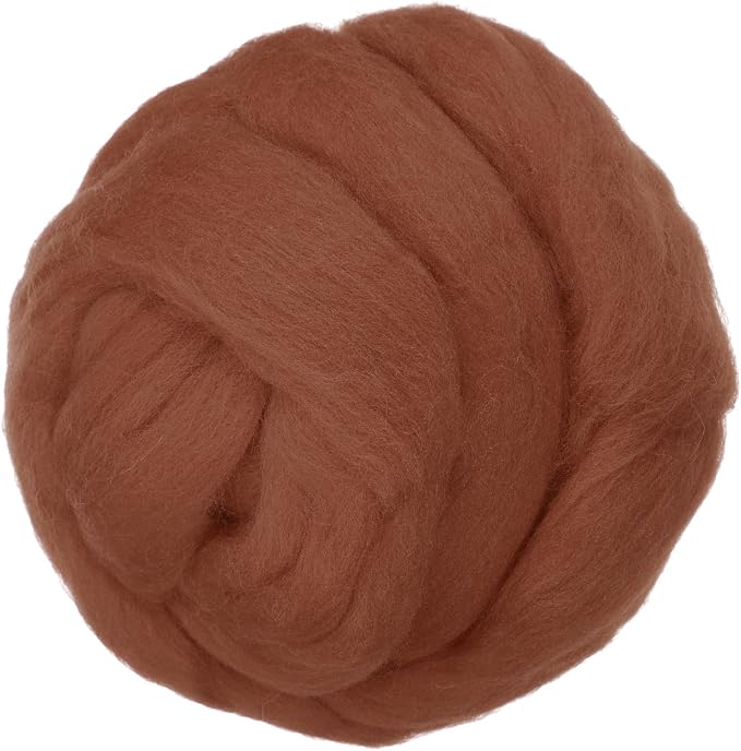 PATIKIL Wool Roving Yarn, 150G/5.3OZ Soft Felting Wool Pure Chunky Roving Yarn by PATIKIL