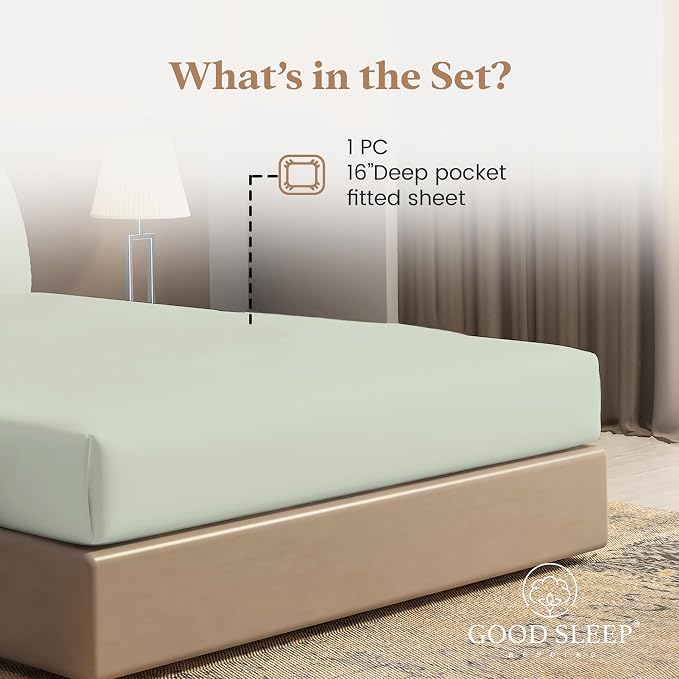 Good Sleep Bedding Extra Long Twin Fitted Sheet - Image 2