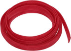 uxcell PET Expandable Sleeving 10ft 1/2" Red Cable Management Sleeve Cord by uxcell