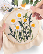 ERKOON Punch Needle Kit Beginners Adults, DIY Easy Flower Embroidery Set - Image 5