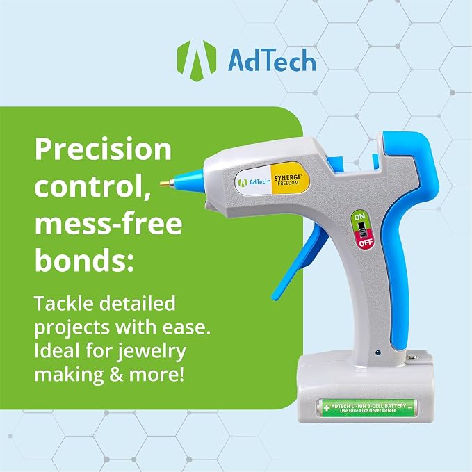 AdTech Freedom Cordless Hot Glue Gun – Rechargeable 25W Glue Gun - Image 7