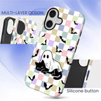 Case for iPhone 17, Scratch Resistant Hybrid Double Layer Hard Shell，Ghost - Image 3
