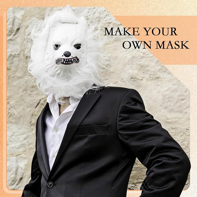 Seenelling DIY Therian Mask Kit Blank Cat Mask - Image 6