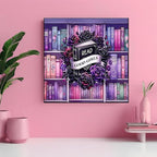 Magic Book Diamond Art Kits for Adults Beginner, DIY Girl Read Books Diamond - Image 2