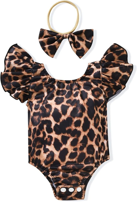 Toddler Girl Baby Ruffles Mermaid Fish Scale Swimsuit One Piece Swimwear Bathing Sunsuit