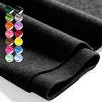 Black 36" X 36" Felt Fabric Sheet by Luceinvita