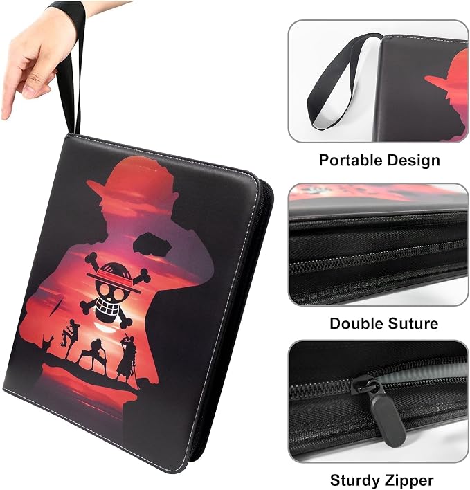 Custom Card Binder 1080 Pocket, DIY Anime Sports Cover Design, Portable - Image 5