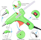 Zhengmy 24 Pieces Mini Hot Glue Gun Crafts Hot Melt Guns Fast Preheating and - Image 4