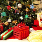 Hidreas 40 Pcs Wooden Ornaments Unfinished Christmas DIY Ornaments Craft Kit - Image 5
