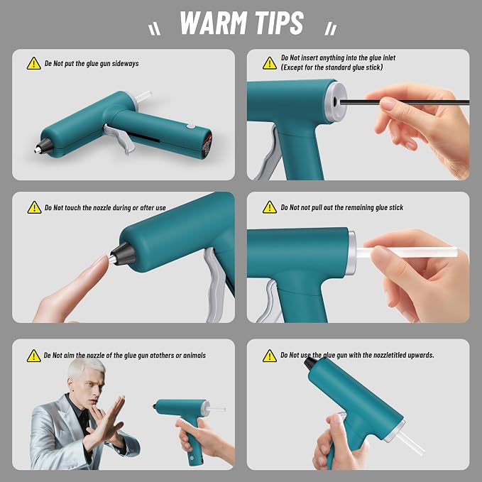 Cordless Glue Gun, Battery Powered, - Image 6