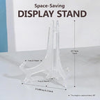 Artliving 7 Inch Clear Plastic Easels or Stand/Plate Holders to Display - Image 2