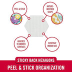 VELCRO Brand Sticky Back Hexagons, 150pk Dots - Image 2