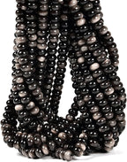 ICAI Natural 5x8mm Rondelle Beads, Abacus Disk Stone Loose Spacer Gemstone by CAI+YI+MING