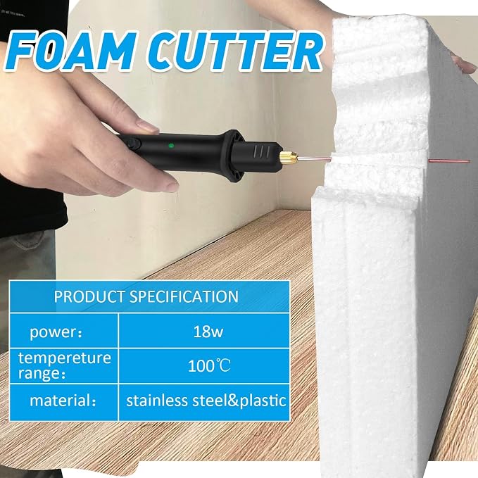 8 In 1 Foam Cutter 18W Electric Hot Wire Cutting Machine Pen Tool Kit | - Image 3