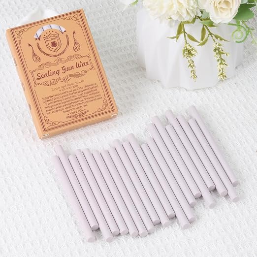 Light Purple Sealing Wax Sticks, WASOHLING 20Pcs Glue Gun Wax Seal Sticks - Image 2