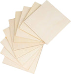 50 Pieces 6x6 Inch Wood Squares Unfinished Basswood Plywood Wooden Sheets 1/8 - Image 3