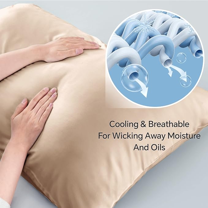 BEDELITE Pillow Cases Standard Size Set of 2, Rayon Derived from Bamboo - Image 3