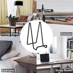 3 Pack 6 inch Metal Plate Stands - Image 7