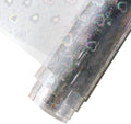 HYANG Transparent Love Rain PVC Super Clear Holographic Vinyl Faux Leather by HYANGHAVEPUPVCALLLEATHER