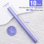 Pearl Purple Sealing Wax Sticks, HOSEALING 10pcs Glue Gun Sealing Wax Sticks - Image 2