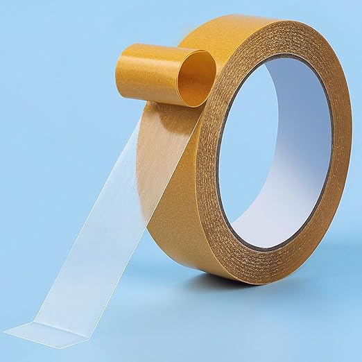 Ultra-Thin Clear Double Sided Tape Heavy Duty 1.58Inch X 66Feet Two Sides by AI+AIKENUO