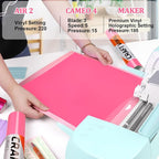 WRAPXPERT Pink Permanent Vinyl, Craft Cutters DIY Projects - Image 4