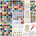 Box-O-Beads Earth Tones Clay Beads Bracelet Making Kit – 31, 050 Pieces by FelixLeChef