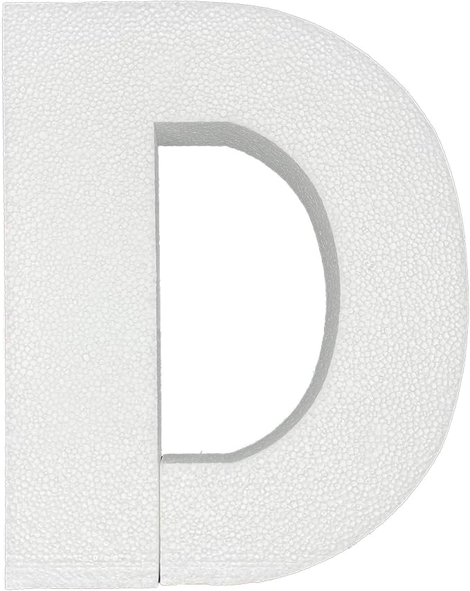 12 Inch Smooth Foam Letters by Crafts+Central