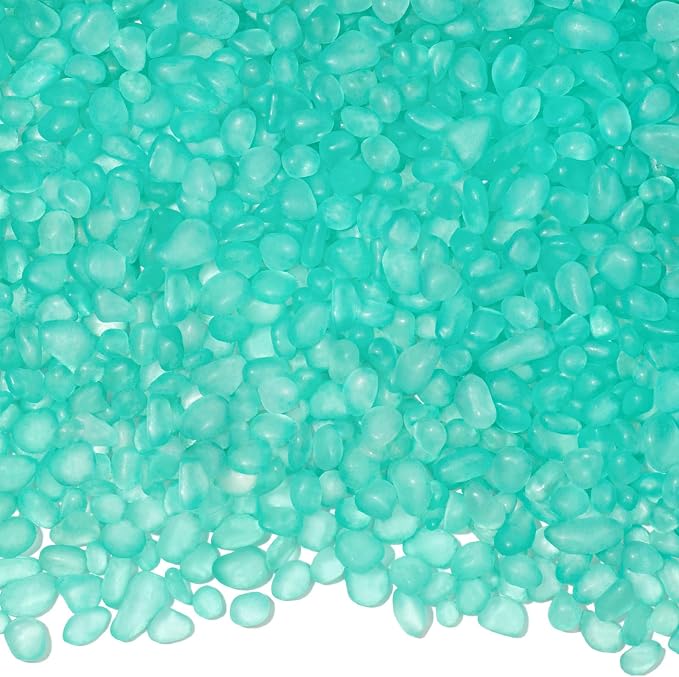 QEQEKAKA Sea Glass Stones for Crafts About 0.5LB Glass Pebbles Gemstones Bulk by QEQEKAKA