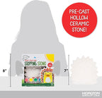 Creative Roots Mosaic Hedgehog Stepping Stone, Includes 7-Inch Ceramic Stone & - Image 4