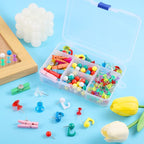 BESARME 200 Pcs Push Pins for Bulletin Board, Thumb Tacks for Cork Board | - Image 5