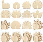 COCHIE DIY 3D Turkey Thanksgiving Wood Crafts to Paint, Paintable Unfinished by COCHIE