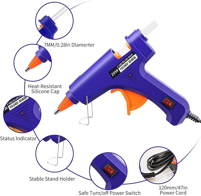 Hot Glue Gun Kit Mini: Mini Hot Glue Guns Kit - Image 2